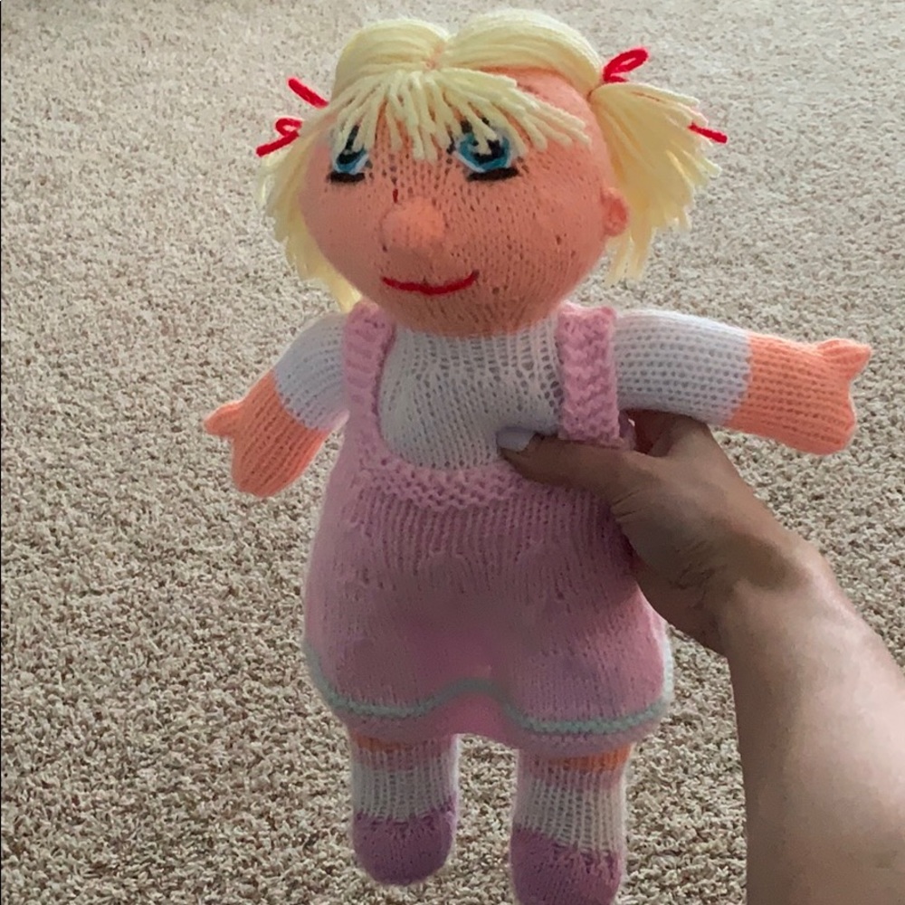 Hand Knitted Doll